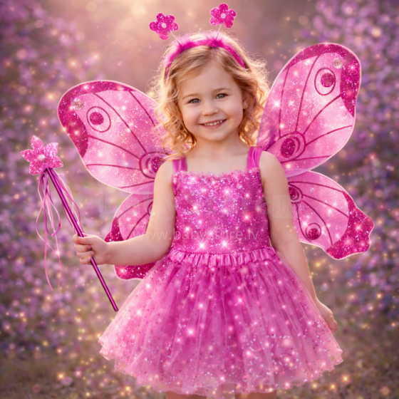 Happy Toys Fairy Wings Art.0637 Skirt, Wand & Tiara Set