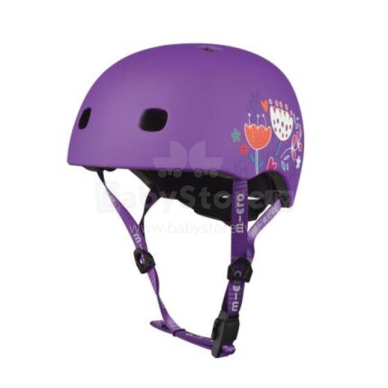 Dip&Dap Helmet  Art.287551 Floral Sertifitseeritud, reguleeritav kiiver lastele