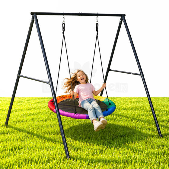 Laste aiakiik, toonekure pesa 100 cm terasraamiga ECOTOYS
