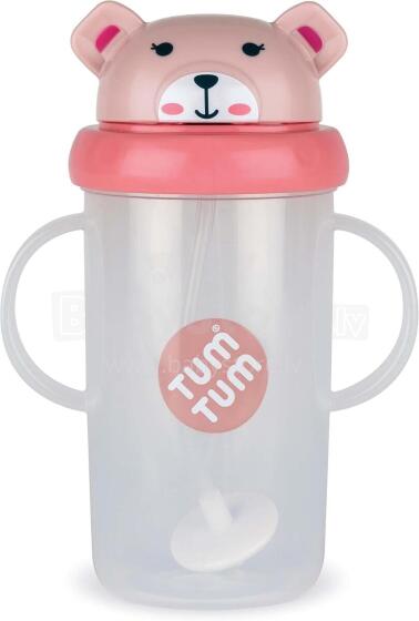 Tum Tum Baby Cup Art.288464 Bear Beebipudel kõrrega, 300 ml, lastele alates 6. elukuust