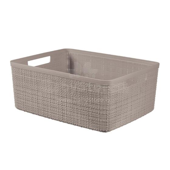 Džuutkorv M 12L 36x28x15cm beež