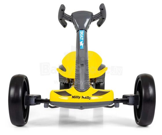 MILLY MALLY 6841 Battery-Powered Go-Kart Bolt Yellow (Battery 6)