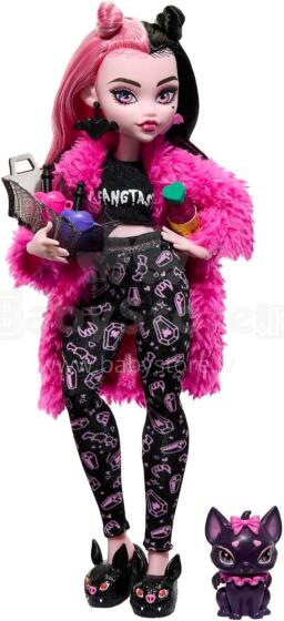 Monster High Creepover Party – Draculaura nukk koos Count Fabulousi ja pidžaamapeo tarvikutega