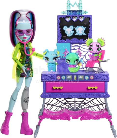 Monster High Make-A-Monster Pet Lab – Frankie Stein 30+ tarvikuga komplekt