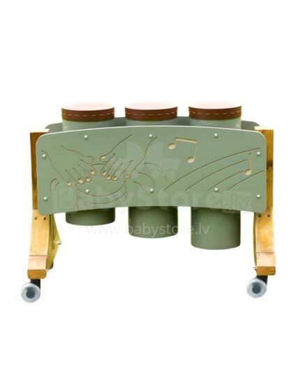 MASTERKIDZ aiainstrumentide komplekt kolme conga trummiga