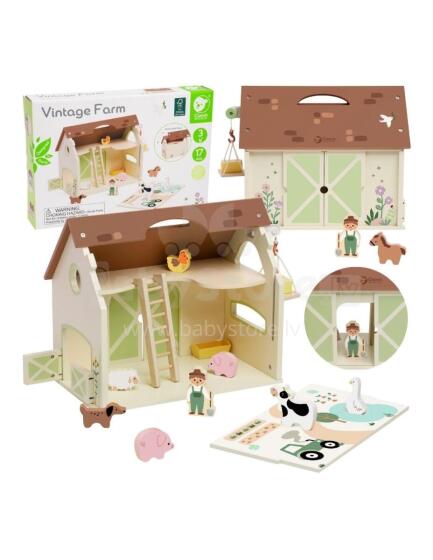 CLASSIC WORLD Puit Vintage Talumaja 17 Figuuriga