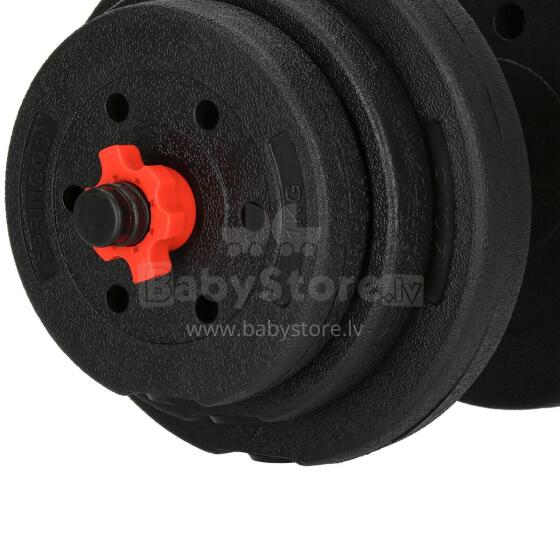 Dumbbell Springos FA1650, 2 x 10 kg
