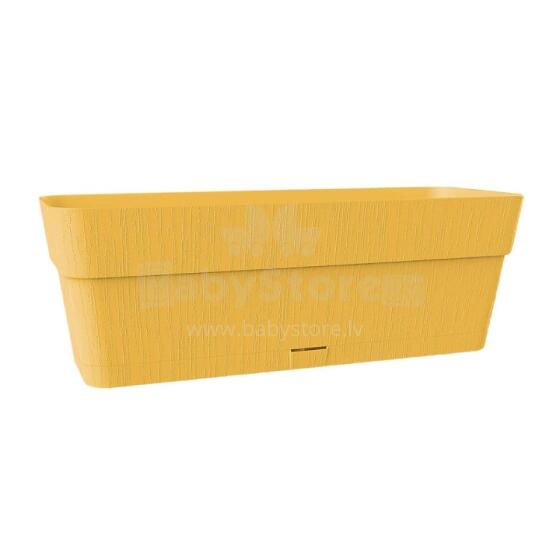 Lillekast alusega Ethica 50x18x17cm sinepikollane