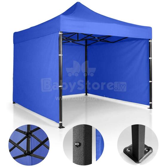 Aedpaviljon 3 seina 3 x 3m Sinine Plonos