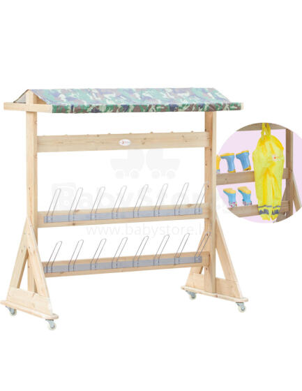 KLASSIKALINE MAAILM EDU Puidust Aed Hanger XXL