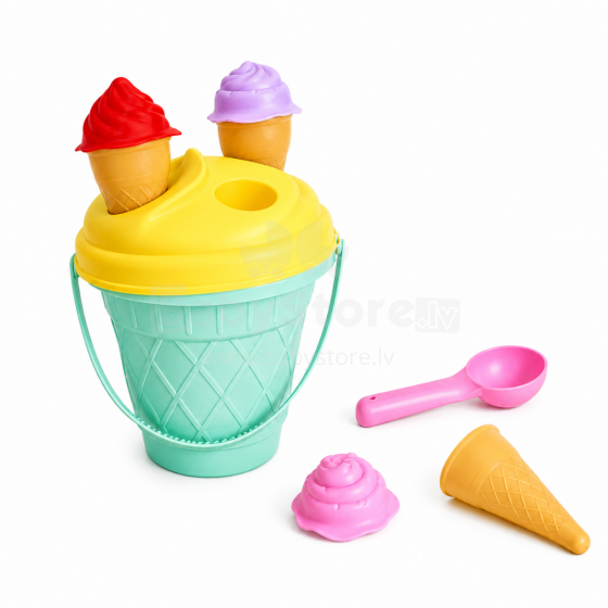 Bebe Basic Sand Toys Ice Art.290212 Liivatarvikute komplekt, 5 tk.