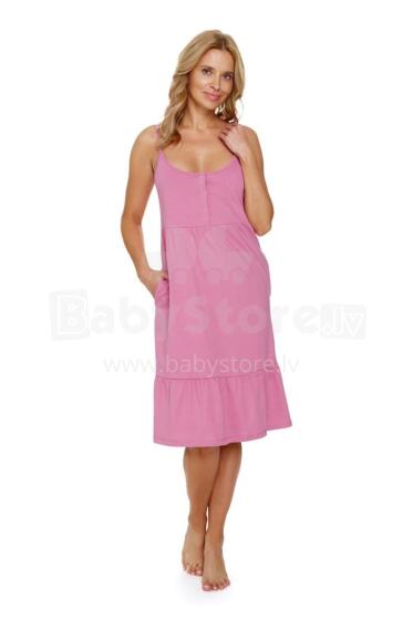 Doctornap  Cotton Night Dress Art.TCB.7244.DOLCE_VITA.S.01 Cotton nightgown for pregnant/nursing