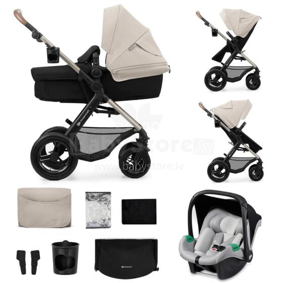 Kinderkraft Moov2 Air 3in1 Art.290378 Grey 3-ühes lapsevanker