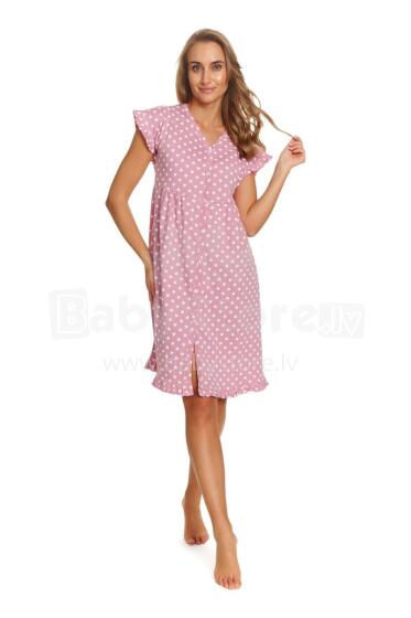 Doctornap  Cotton Night Dress Art.TCB.7455.HEARTS.S.01  Хлопковая ночная рубашка для беременных/кормления