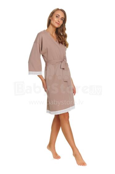 Dobranocka Art.SWW.7461.BEIGE  Хлопковый халат для беременных