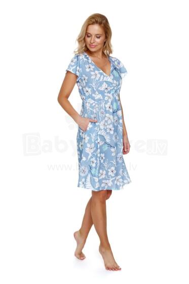 Doctornap  Cotton Night Dress Art.TM.5136.SANTORINI  Хлопковая ночная рубашка для беременных/кормления