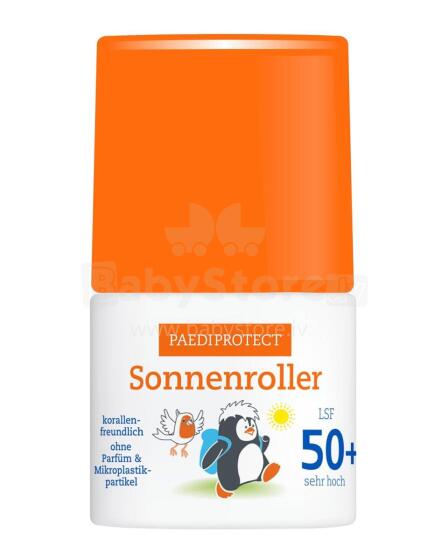 Paediprotect Sun Roller SPF 50+ Art.290777  Päikesekaitsega SPF 50+ rulldeodorant beebidele ja imikutele, 50 ml