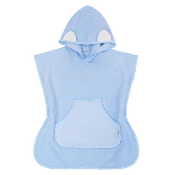 Bocioland Bath Poncho Art.BL183 Blue Rätik-ponso