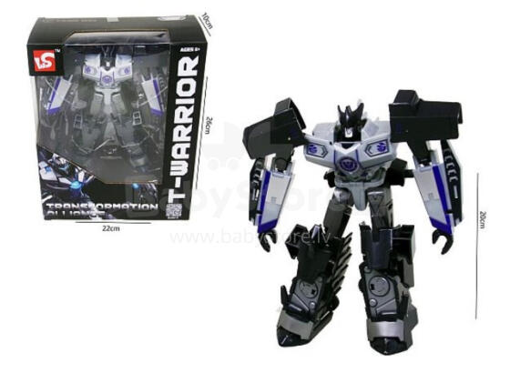 ROBOT / TRANSFORMER - 50547 - hall - suurus 20 cm