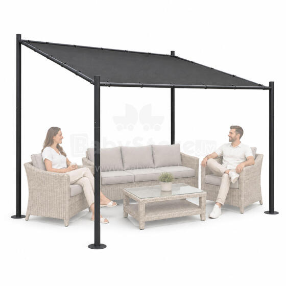 Aed pergola terrass 3x3 m terasest varikatus hall MultiGarden
