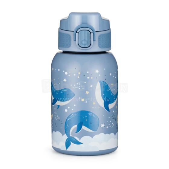 PETITE&MARS 150368 Roostevabast Terasest Termo Pudeli Kummiga 350ml