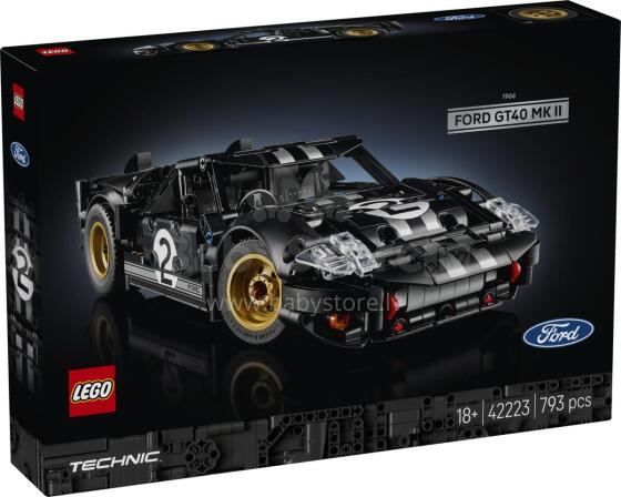 LEGO Technic 1966 Ford GT40 MKII võidusõiduauto