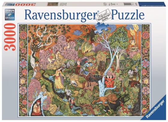 Ravensburgeri pusle 3000 tk Päikesemärgi aed