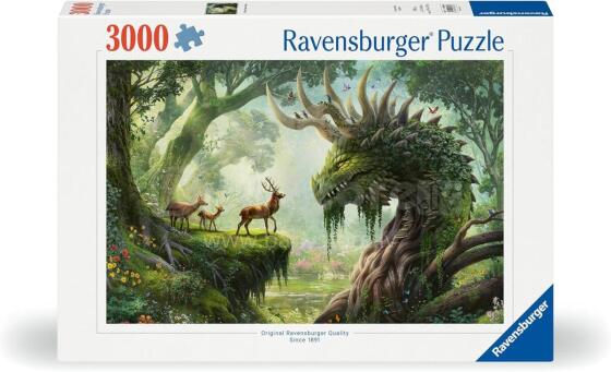 Ravensburger Pusle 3000 tk Draakon tuleb ellu