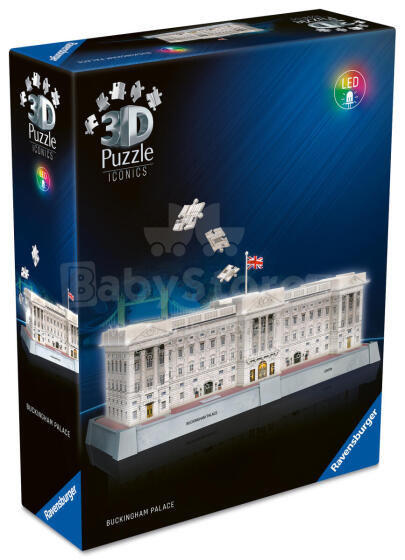 Ravensburger 3D Pusle LED Valgusega: Buckingham Palace