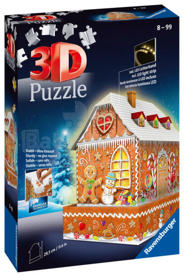 Ravensburger 3D Piparkoogimaja 3D Pusle