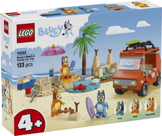 LEGO 4PLUS Bluey rand ja pere auto reis