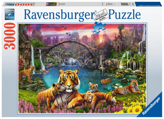 Ravensburger Puzzle 3000 pc Tiger in Paradise Lagoon
