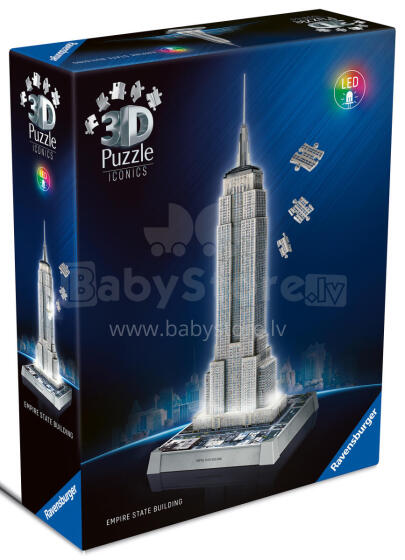 Ravensburger 3D Pusle LED Valgusega: Empire State Building