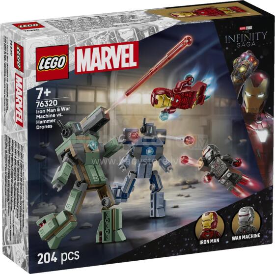 LEGO Super Heroes Raudmees ja Sõjamasin vs. Hammer Drones