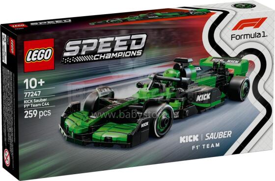 LEGO Speed Champions KICK Sauber F1 Team C44 võidusõiduauto