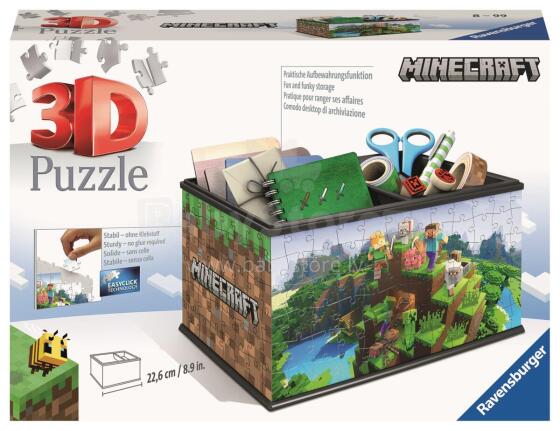 
Ravensburger 3D pusle hoiukarp Minecraft