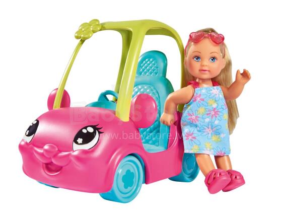 Simba nukk Evi koos armsa autoga
