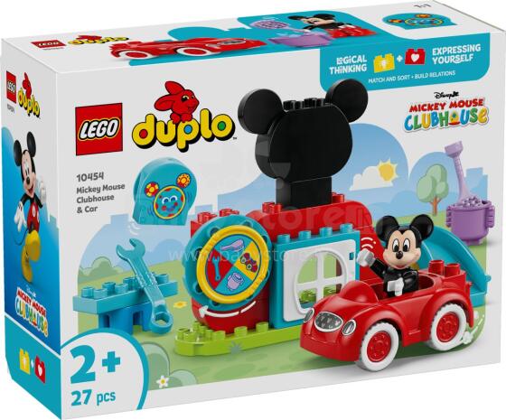 LEGO DUPLO  Mickey Mouse Klubi ja Auto