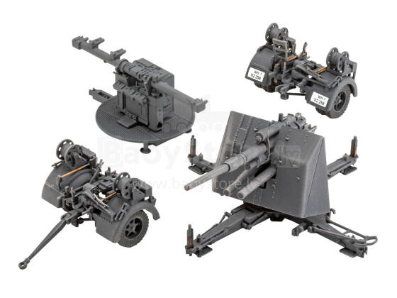 Revelli plastmudel 8,8 cm Flak 37 + Sd.Anh.202 1:72