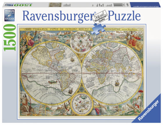 Ravensburger Pusle 1500 tk Ajalooline Kaart