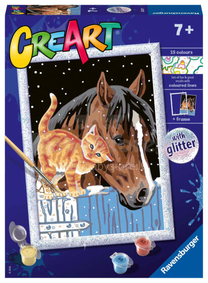 Ravensburger Paint by Numbers Stable friends