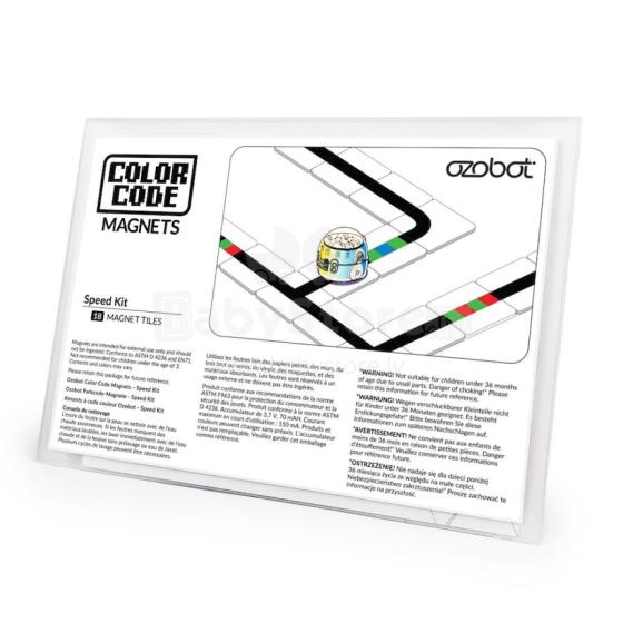 Набор магнитов Ozobot Color Code Speed Kit 18 плиток