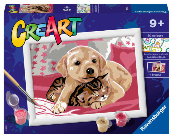 Ravensburger Paint by Numbers Blanket Friends