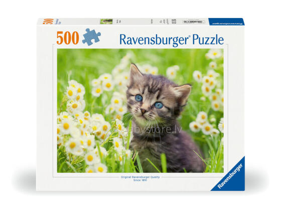 Пазл Ravensburger 500 деталей: Кот в саду