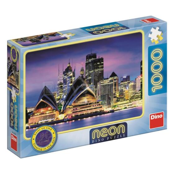 Dino Neon Puzzle 1000 tk Sydney