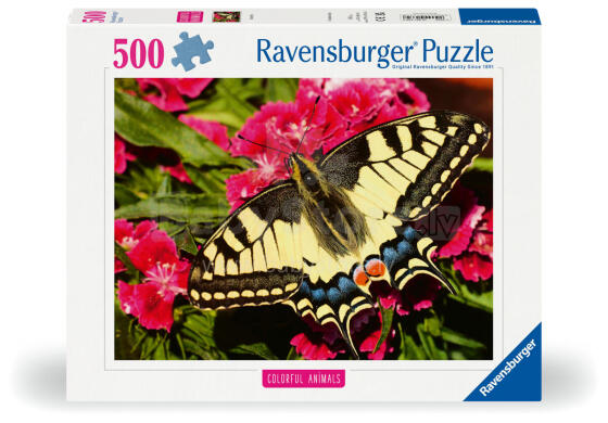 Ravensburgeri pusle 500 tk Värviline liblikas