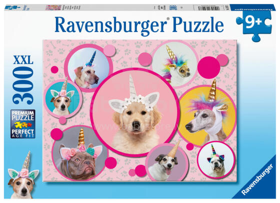Ravensburger Pusle 300tk Ükssarvik Koerad