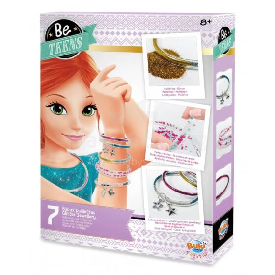 Buki Crafts Set: Glitters Bracelets
