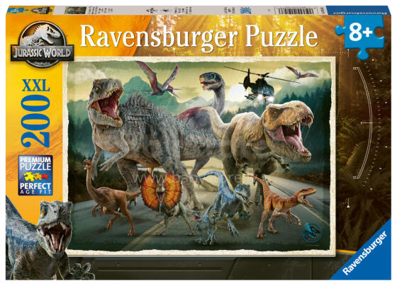 Ravensburger pusle 200 tk Jurassic World