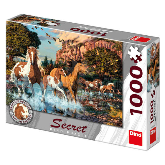 Dino Salajane Pusle 1000 tk Hobused